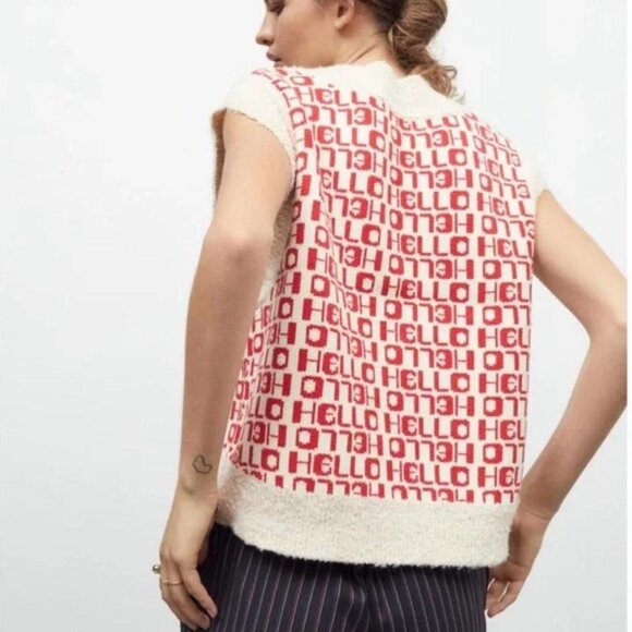 URBAN OUTFITTERS JORDIE HELLO SWEATER VEST - Picture 3 of 4